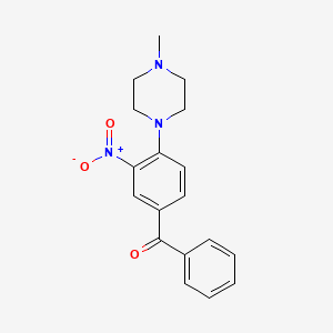 [4-(4-methyl-1-piperazinyl)-3-nitrophenyl](phenyl)methanone