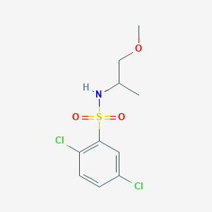 molecular formula C10H13Cl2NO3S B3955899 2,5-dichloro-N-(2-methoxy-1-methylethyl)benzenesulfonamide 