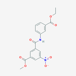 methyl 3-({[3-(ethoxycarbonyl)phenyl]amino}carbonyl)-5-nitrobenzoate