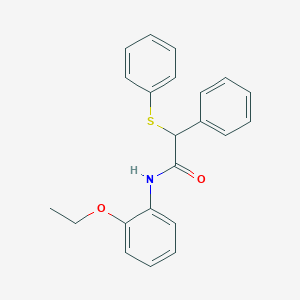 N-(2-ethoxyphenyl)-2-phenyl-2-(phenylthio)acetamide