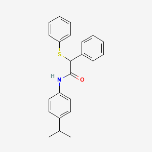 N-(4-isopropylphenyl)-2-phenyl-2-(phenylthio)acetamide