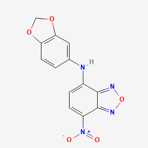 N-1,3-benzodioxol-5-yl-7-nitro-2,1,3-benzoxadiazol-4-amine