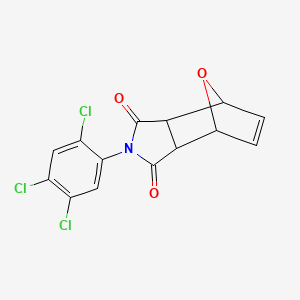 4-(2,4,5-trichlorophenyl)-10-oxa-4-azatricyclo[5.2.1.0~2,6~]dec-8-ene-3,5-dione