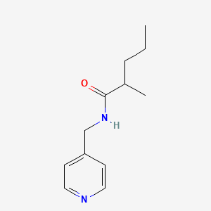 molecular formula C12H18N2O B3956187 2-methyl-N-(4-pyridinylmethyl)pentanamide 