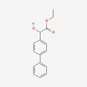 molecular formula C16H16O3 B3956247 ethyl 4-biphenylyl(hydroxy)acetate 