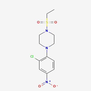 1-(2-chloro-4-nitrophenyl)-4-(ethylsulfonyl)piperazine