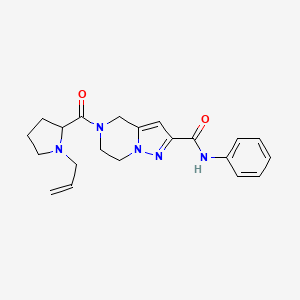 5-[(1-allylpyrrolidin-2-yl)carbonyl]-N-phenyl-4,5,6,7-tetrahydropyrazolo[1,5-a]pyrazine-2-carboxamide