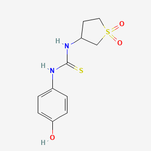 N-(1,1-dioxidotetrahydro-3-thienyl)-N'-(4-hydroxyphenyl)thiourea