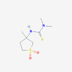 N,N-dimethyl-N'-(3-methyl-1,1-dioxidotetrahydro-3-thienyl)thiourea