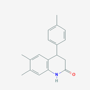 6,7-dimethyl-4-(4-methylphenyl)-3,4-dihydro-2(1H)-quinolinone