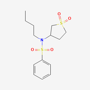 N-butyl-N-(1,1-dioxidotetrahydro-3-thienyl)benzenesulfonamide