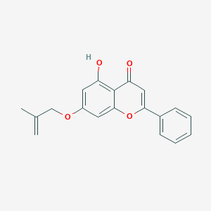 5-hydroxy-7-[(2-methyl-2-propen-1-yl)oxy]-2-phenyl-4H-chromen-4-one