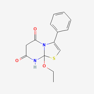 8a-ethoxy-3-phenyl-8,8a-dihydro-5H-[1,3]thiazolo[3,2-a]pyrimidine-5,7(6H)-dione