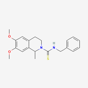 molecular formula C20H24N2O2S B3957099 N-benzyl-6,7-dimethoxy-1-methyl-3,4-dihydro-2(1H)-isoquinolinecarbothioamide 