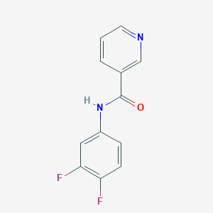 N-(3,4-difluorophenyl)pyridine-3-carboxamide