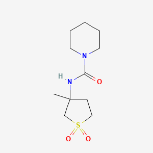 molecular formula C11H20N2O3S B3957334 N-(3-methyl-1,1-dioxidotetrahydro-3-thienyl)-1-piperidinecarboxamide 