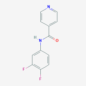 N-(3,4-difluorophenyl)isonicotinamide