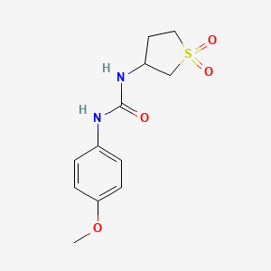 N-(1,1-dioxidotetrahydro-3-thienyl)-N'-(4-methoxyphenyl)urea