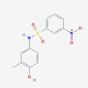 N-(4-hydroxy-3-methylphenyl)-3-nitrobenzenesulfonamide