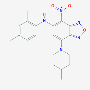 N-(2,4-dimethylphenyl)-7-(4-methylpiperidin-1-yl)-4-nitro-2,1,3-benzoxadiazol-5-amine