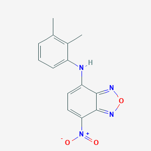 molecular formula C14H12N4O3 B395803 N-(2,3-dimethylphenyl)-7-nitro-2,1,3-benzoxadiazol-4-amine 