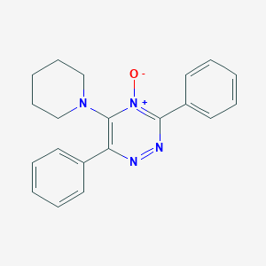 molecular formula C20H20N4O B395809 3,6-Diphenyl-5-(1-piperidinyl)-1,2,4-triazine 4-oxide 