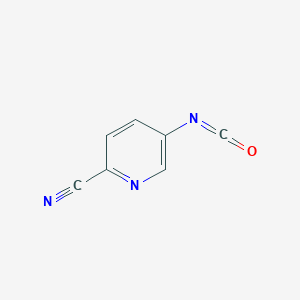 molecular formula C7H3N3O B039585 5-异氰基吡啶-2-腈 CAS No. 125117-98-8