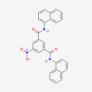 molecular formula C28H19N3O4 B3958600 N,N'-di-1-naphthyl-5-nitroisophthalamide 