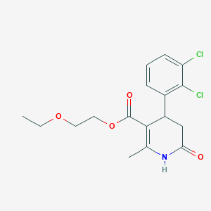 2-ethoxyethyl 4-(2,3-dichlorophenyl)-2-methyl-6-oxo-1,4,5,6-tetrahydro-3-pyridinecarboxylate