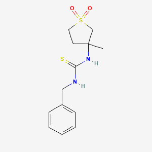 3-Methyl-3-({[benzylamino]thioxomethyl}amino)thiolane-1,1-dione