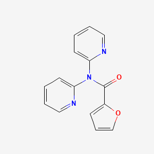 molecular formula C15H11N3O2 B3958736 N,N-di-2-pyridinyl-2-furamide 