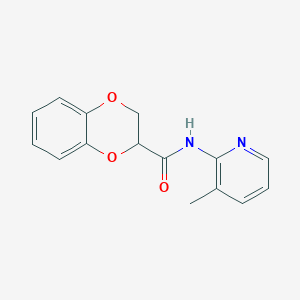 N-(3-methyl-2-pyridinyl)-2,3-dihydro-1,4-benzodioxine-2-carboxamide