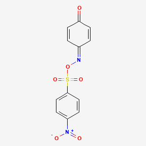 4-({[(4-nitrophenyl)sulfonyl]oxy}imino)-2,5-cyclohexadien-1-one