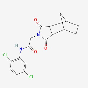 N-(2,5-dichlorophenyl)-2-(3,5-dioxo-4-azatricyclo[5.2.1.0~2,6~]dec-4-yl)acetamide