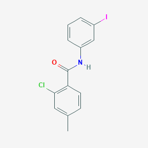 2-chloro-N-(3-iodophenyl)-4-methylbenzamide