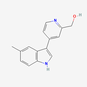 [4-(5-methyl-1H-indol-3-yl)pyridin-2-yl]methanol