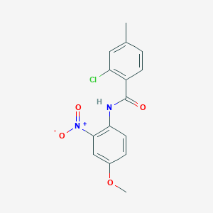 2-chloro-N-(4-methoxy-2-nitrophenyl)-4-methylbenzamide