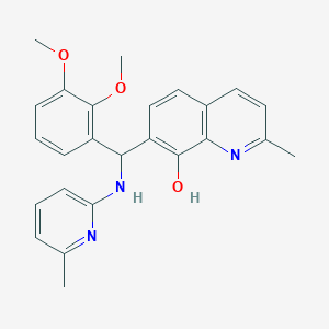 7-{(2,3-dimethoxyphenyl)[(6-methyl-2-pyridinyl)amino]methyl}-2-methyl-8-quinolinol