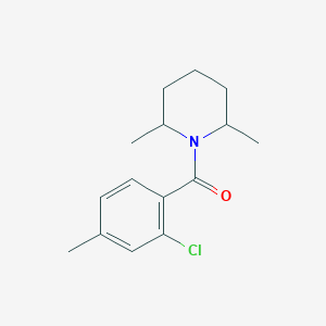 (2-Chloro-4-methylphenyl)(2,6-dimethylpiperidin-1-yl)methanone