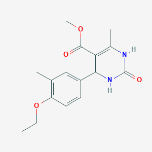 methyl 4-(4-ethoxy-3-methylphenyl)-6-methyl-2-oxo-1,2,3,4-tetrahydro-5-pyrimidinecarboxylate