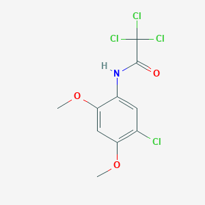 2,2,2-trichloro-N-(5-chloro-2,4-dimethoxyphenyl)acetamide