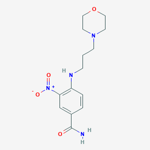 4-(3-Morpholin-4-ylpropylamino)-3-nitrobenzamide