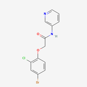 2-(4-bromo-2-chlorophenoxy)-N-3-pyridinylacetamide