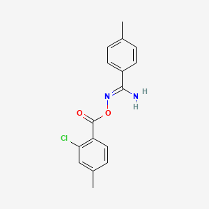 N'-[(2-chloro-4-methylbenzoyl)oxy]-4-methylbenzenecarboximidamide