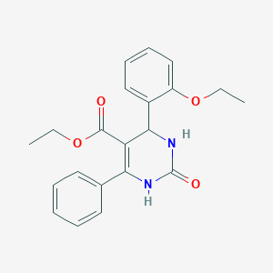 ethyl 4-(2-ethoxyphenyl)-2-oxo-6-phenyl-3,4-dihydro-1H-pyrimidine-5-carboxylate