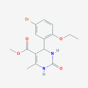 methyl 4-(5-bromo-2-ethoxyphenyl)-6-methyl-2-oxo-1,2,3,4-tetrahydropyrimidine-5-carboxylate