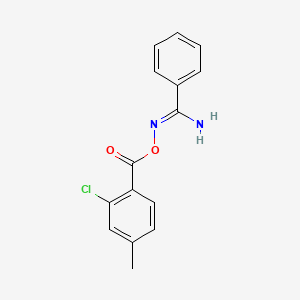 N'-[(2-chloro-4-methylbenzoyl)oxy]benzenecarboximidamide