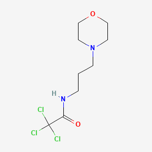 2,2,2-trichloro-N-[3-(4-morpholinyl)propyl]acetamide