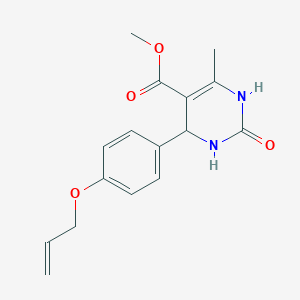 Methyl 6-methyl-2-oxo-4-[4-(prop-2-en-1-yloxy)phenyl]-1,2,3,4-tetrahydropyrimidine-5-carboxylate