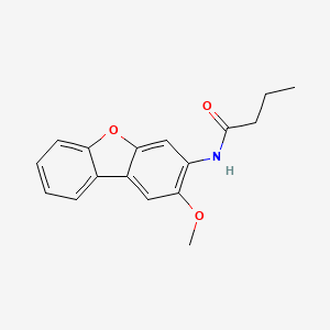 N-(2-methoxydibenzo[b,d]furan-3-yl)butanamide